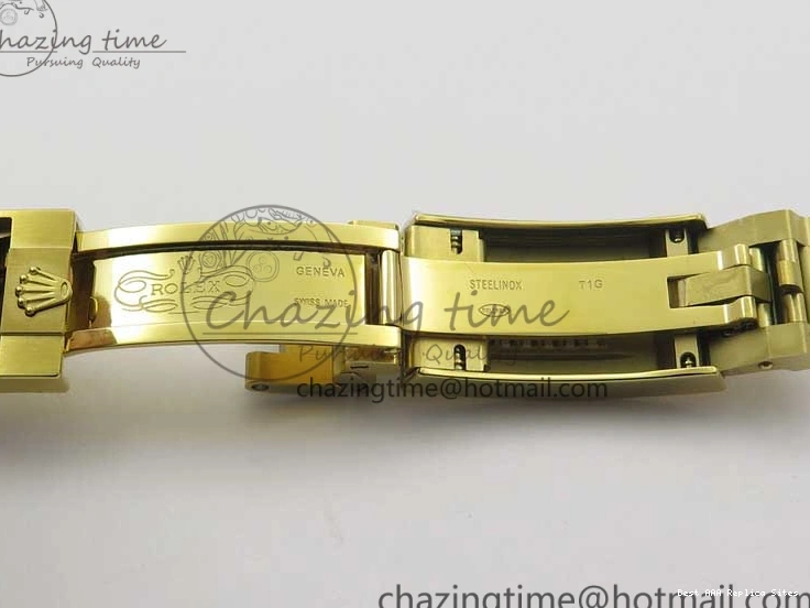 Good Copy Rolex Watches Skeleton Submariner on SA YG Edition Pirlo Project Bracelet Best 2981 YG Andrea VRF Popular 0108